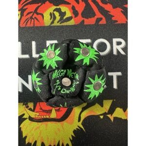 World Footbag Dirtbag Mega Metal Steel Filled Footbag Hacky Sack Black Green